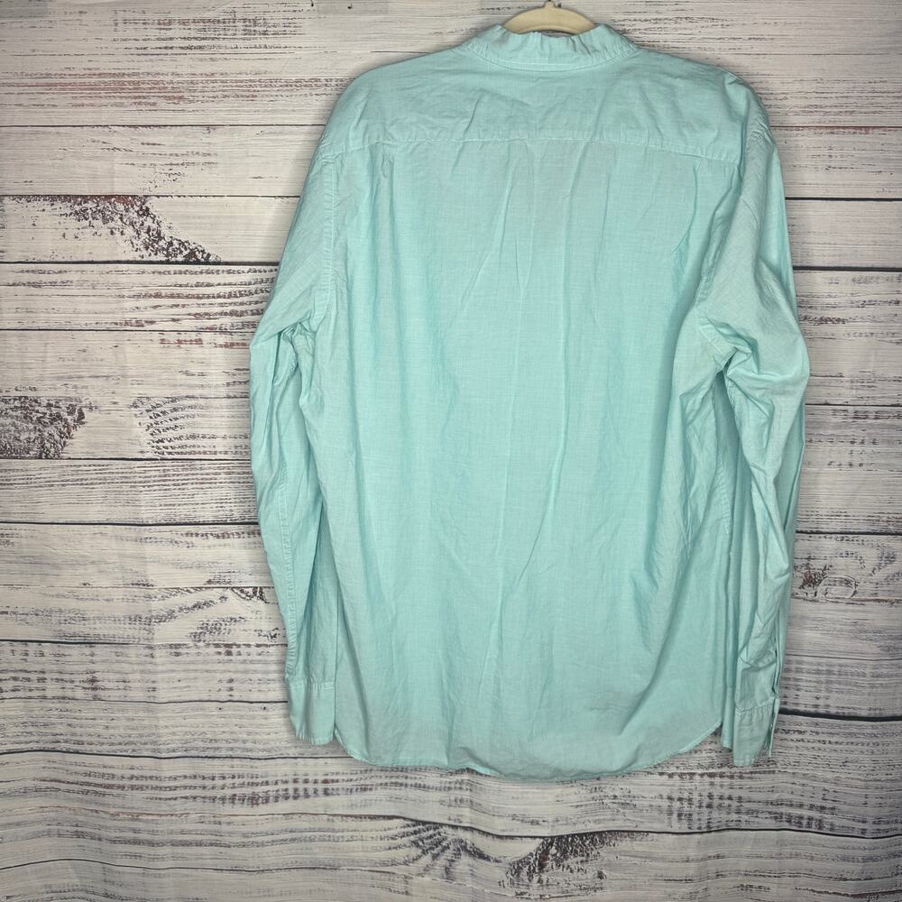 J. Crew Long Sleeve Light Blue Mens Button Down Shirt XL - Picture 3 of 3